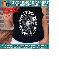 butterfly svg, grow through what you go through svg, dxf eps png, silhouette, cricut, cameo, digital, christian quotes svg, scripture svg