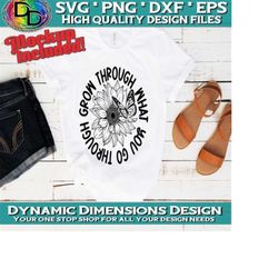 butterfly svg, grow through what you go through svg, dxf eps png, silhouette, cricut, cameo, digital, christian quotes svg, scripture svg