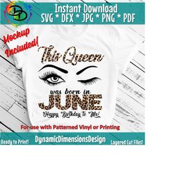 june girl svg, june birthday bday svg, lips svg, women born in june svg, tshirt design, leopard svg, png, vector, sublimation, cricut svg