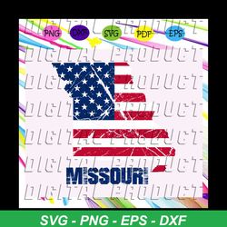 missouri america flag, independence day svg,american flag, happy 4th of july svg,patriotic svg, independence day gift,fo