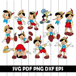 pinocchio svg, pinocchio png, pinocchio eps, pinocchio dxf, pinocchio clipart, pinocchio digital file, pinocchio