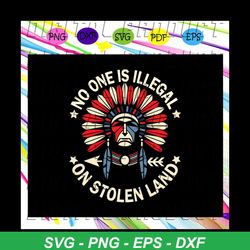 no one is illegal on stolen land svg, indigenous immigrant svg, 4th of july svg, fourth of july svg, patriotic american