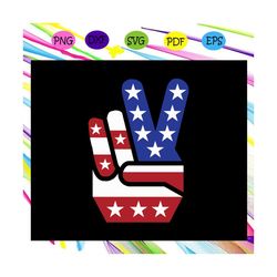 peace sign finger, independence day svg, happy 4th of july, patriotic svg, july 4th fireworks, freedom svg, independence