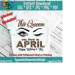 this queen, april girl svg, april birthday svg, lips svg, women born in april, fire in her soul, leopard svg, tshirt png, vector, cricut svg
