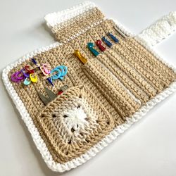 PDF Pattern Crochet Hook Case. Beginner crochet. Knitted tutorial