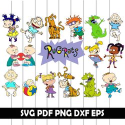 rugrats bundle svg, rugrats svg, rugrats png, rugrats dxf, rugrats eps, rugrats clipart, rugrats digital art, rugrats