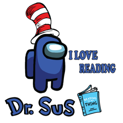 blue dr sus svg digital file, dr seuss among us svg, dr sus svg, dr seuss svg, reading book svg, digital download