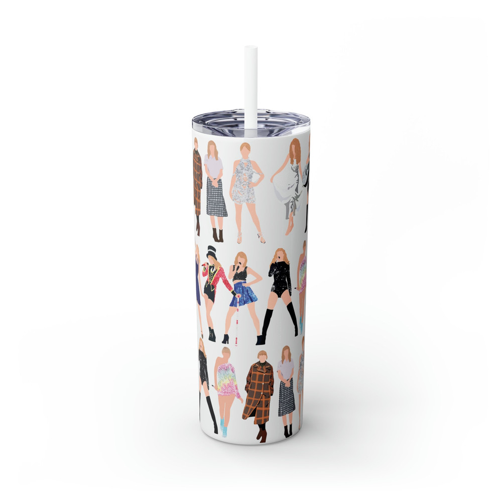 Swiftie Skinny Tumbler with Straw, 20oz  Swiftie Tumbler  Swiftie Gift  Taylor Swift Merch  Swiftie Merch - 2.jpg
