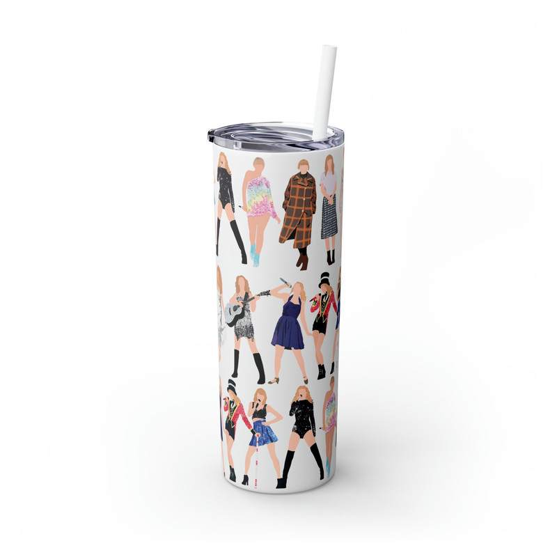 Swiftie Skinny Tumbler with Straw, 20oz  Swiftie Tumbler  Swiftie Gift  Taylor Swift Merch  Swiftie Merch - 3.jpg