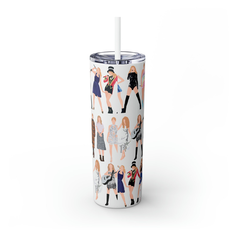 Swiftie Skinny Tumbler with Straw, 20oz  Swiftie Tumbler  Swiftie Gift  Taylor Swift Merch  Swiftie Merch - 4.jpg