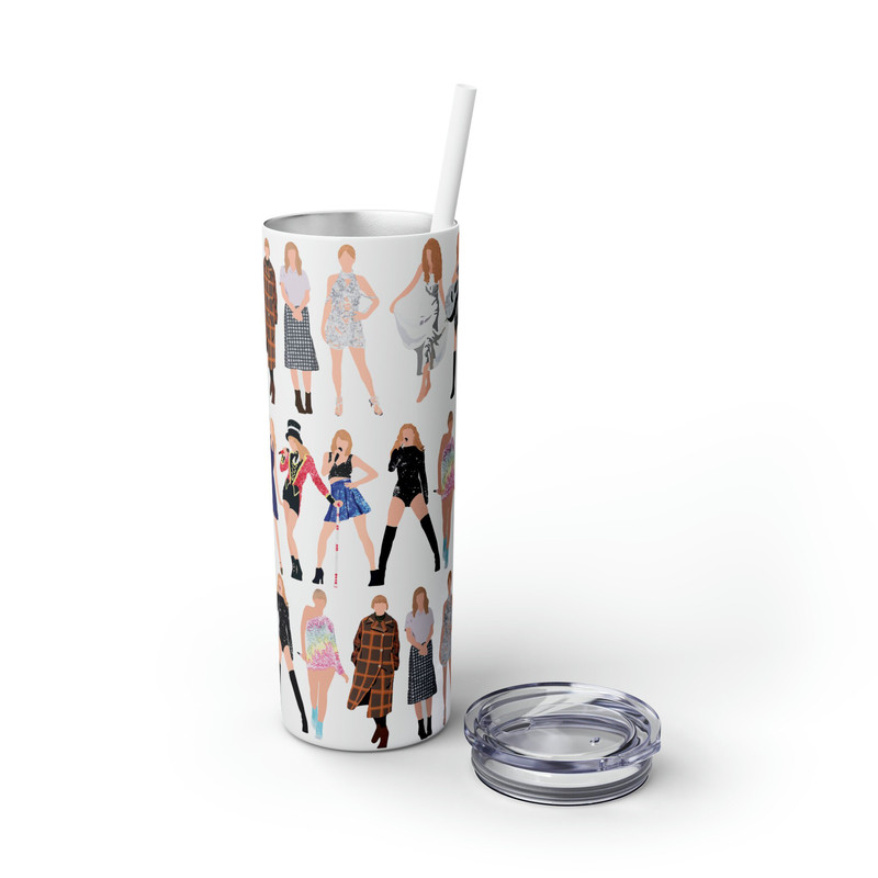 Swiftie Skinny Tumbler with Straw, 20oz  Swiftie Tumbler  Swiftie Gift  Taylor Swift Merch  Swiftie Merch - 6.jpg