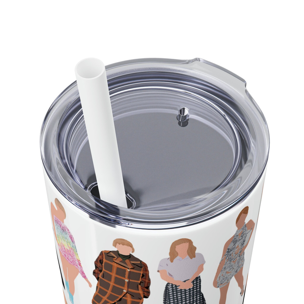 Swiftie Skinny Tumbler with Straw, 20oz  Swiftie Tumbler  Swiftie Gift  Taylor Swift Merch  Swiftie Merch - 7.jpg