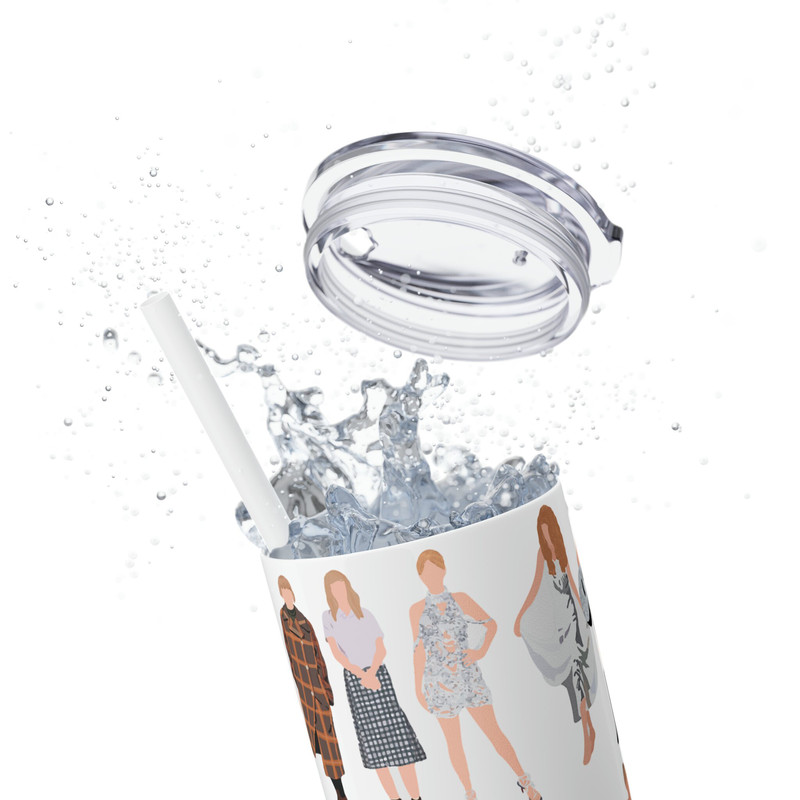Swiftie Skinny Tumbler with Straw, 20oz  Swiftie Tumbler  Swiftie Gift  Taylor Swift Merch  Swiftie Merch - 8.jpg
