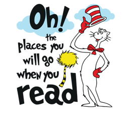 oh the places you'll go dr seuss svg png cutting files, dr seuss svg, dr.seuss quotes svg, instant download