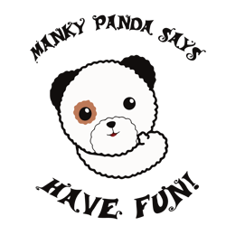 manky panda says have fun svg, trending svg, manky panda svg, panda svg, cute panda svg, funny panda, digital download