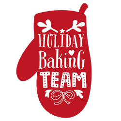 holiday baking team svg, christmas svg, cut file for cricut silhouette eps png dxf printable files
