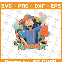 personalized name for birthday blippi png, family of birthday blippi boy png, blippi custom name png, instant download