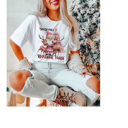 north pole reindeer farm shirt - reindeer christmas shirt - santa reindeer shirt - gift for christmas - christmas family