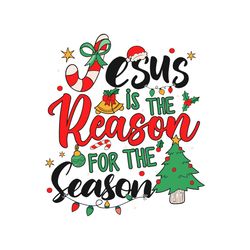 retro jesus is the reason for the season svg download