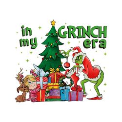 In My Grinch Era Funny Christmas Movie PNG Download