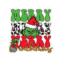 merry grinchmas funny christmas santa hat svg download