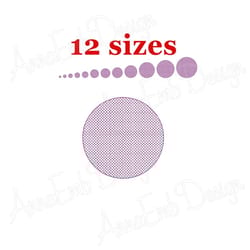 circle embroidery design. motif circle embroidery design. circle mini. polka dot. circle machine embroidery. motif embro