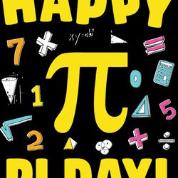 happy pi day svg, spiral pi number t-shirt svg design cut files cricut, pi svg, pi day svg, digital download