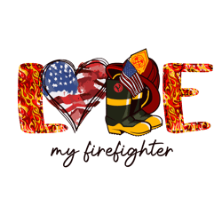 love my firefighters svg, love firefighter svg, love svg, firefighters svg, trending svg, digital download