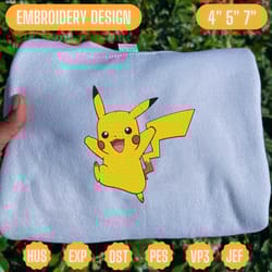 p0kem0n anime embroidery files, anime embroidery designs, machine embroidery designs, embroidery machine design