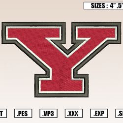 youngstown state penguins embroidery designs, ncaa embroidery design file instant download