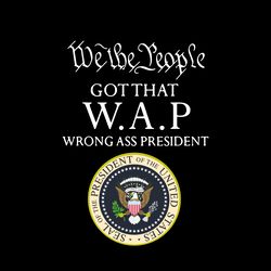 we the people got that wap wrong ass president svg, president svg, trending svg, digital download