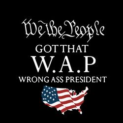 we the people got that wap wrong ass president svg, not my president svg, usa distressed, trending svg, digital download