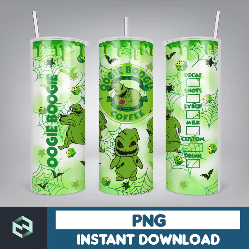 Halloween Horror 20oz Skinny Tumbler Wrap, Horror Fall Coffee 20oz Skinny Tumbler, 90s Horror Movie 20oz Tumbler, Png Coffee Lovers (3).jpg