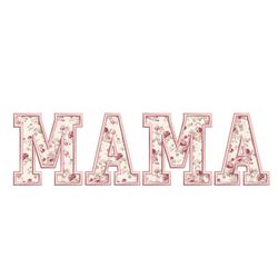 Mama Applique Embroidery Design, 6 sizes, Instant Download