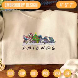 christmas embroidery design, friend embroidery designs, cartoon embroidery designs, christmas 2022 embroidery designs