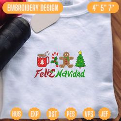 tis the season embroidery designs, christmas embroidery designs, santa clause embroidery, hand drawn embroidery designs