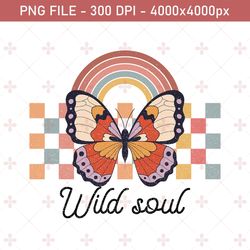 wild soul png design png retro design