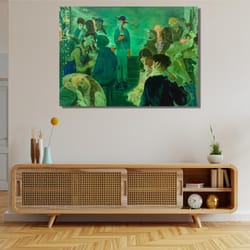 salman toor how will i know ready to hang canvas,salman toor a painter at home in two worlds,salman toor wall art,canvas