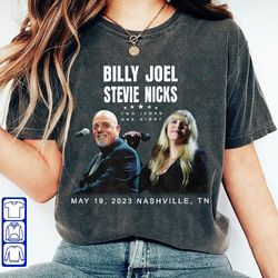 billy joel stevie nick tour tshirt, billy joel tour merch shirt, billy joel 90s retro shirt, 2023 tour shirt 26au03