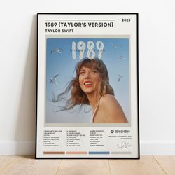 taylor swift 1989 taylor's version album cover poster, taylor swift 1989 taylor's version poster print, digital download
