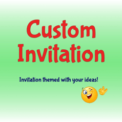 Custom Video Invitation with Photo Personalized For you, Animated Invitation, Birthday Invitation, Kids Invitation