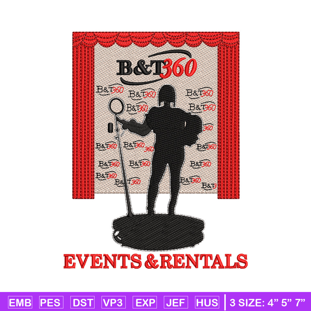 B&T 360 logo embroidery design, B&T 360 embroidery, logo design, embroidery file, logo shirt, Digital download..jpg