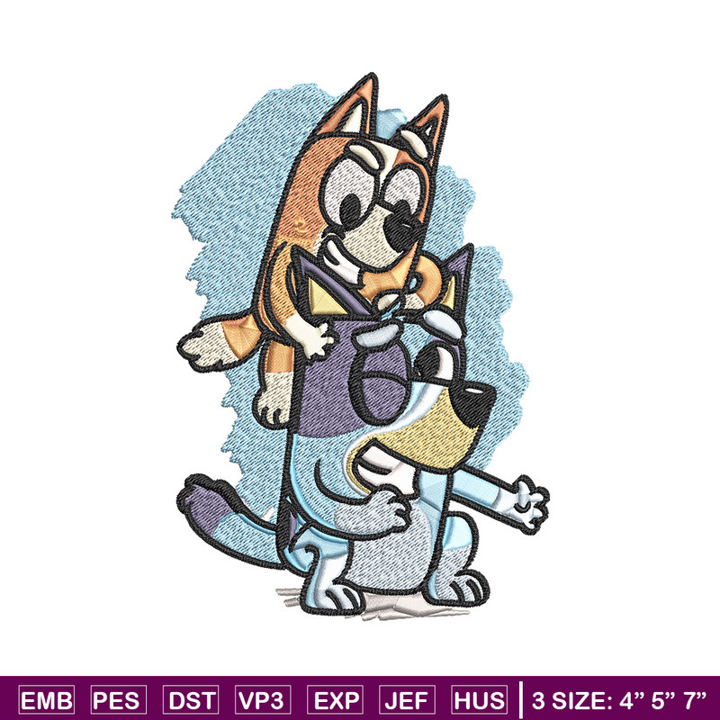 Bandit bingo fun Embroidery Design, Bluey Embroidery, Embroidery File, Brand Embroidery, Logo shirt, Digital download.jpg