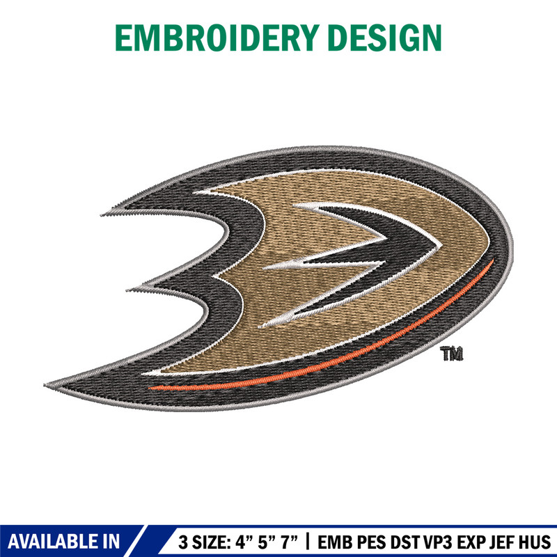 Anaheim Ducks logo Embroidery, NHL Embroidery, Sport embroidery, Logo Embroidery, NHL Embroidery design..jpg