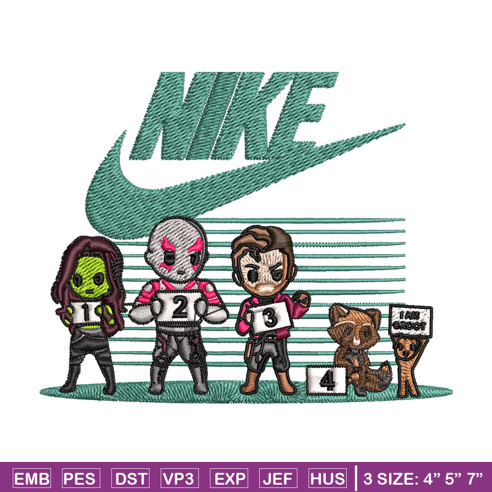 Avengers cartoon Nike Embroidery design, Avengers Embroidery, Nike design, Embroidery file, logo shirt, Instant download.jpg