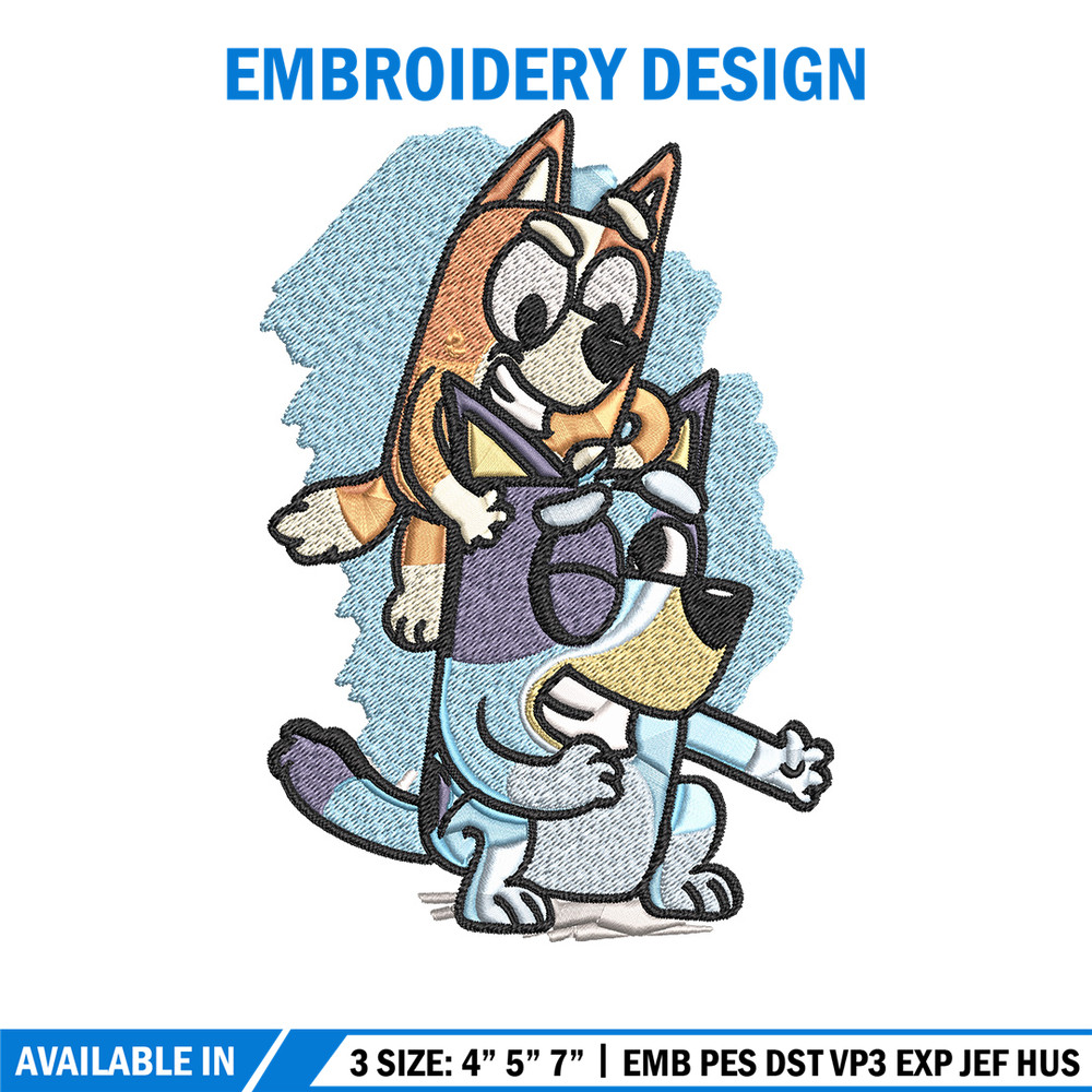 Bandit bingo fun Embroidery Design, Bluey Embroidery, Embroidery File, Brand Embroidery, Logo shirt, Digital download.jpg