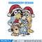 Bluey family chrismas Embroidery Design,Bluey Embroidery,Embroidery File, Brand Embroidery, Logo shirt, Digital download.jpg