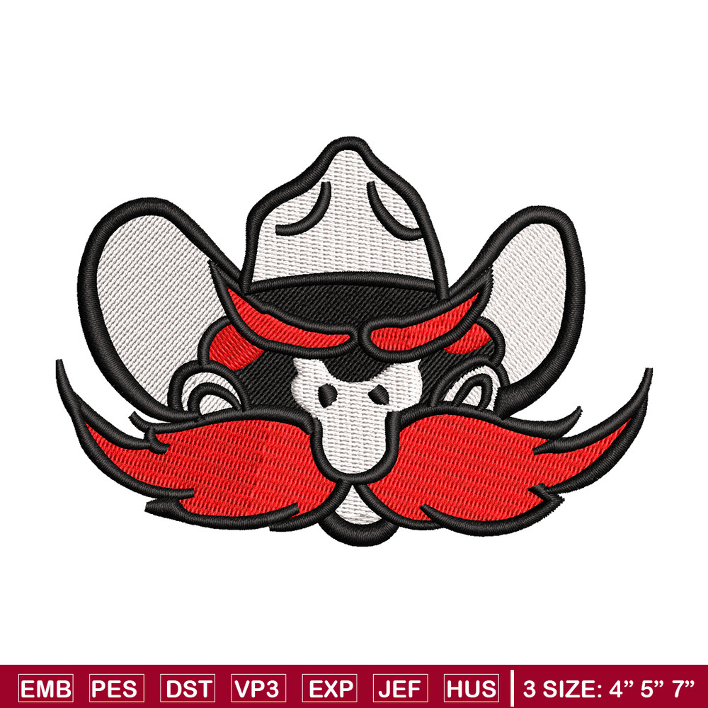 beard red embroidery design, beard red embroidery, cartoon design, embroidery file, logo shirt, Digital download..jpg