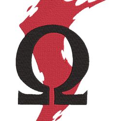 kratos, god of war machine embroidery design, instant download with 2 sizes with sew, pes, exp, hus, pec, vp3, xxx