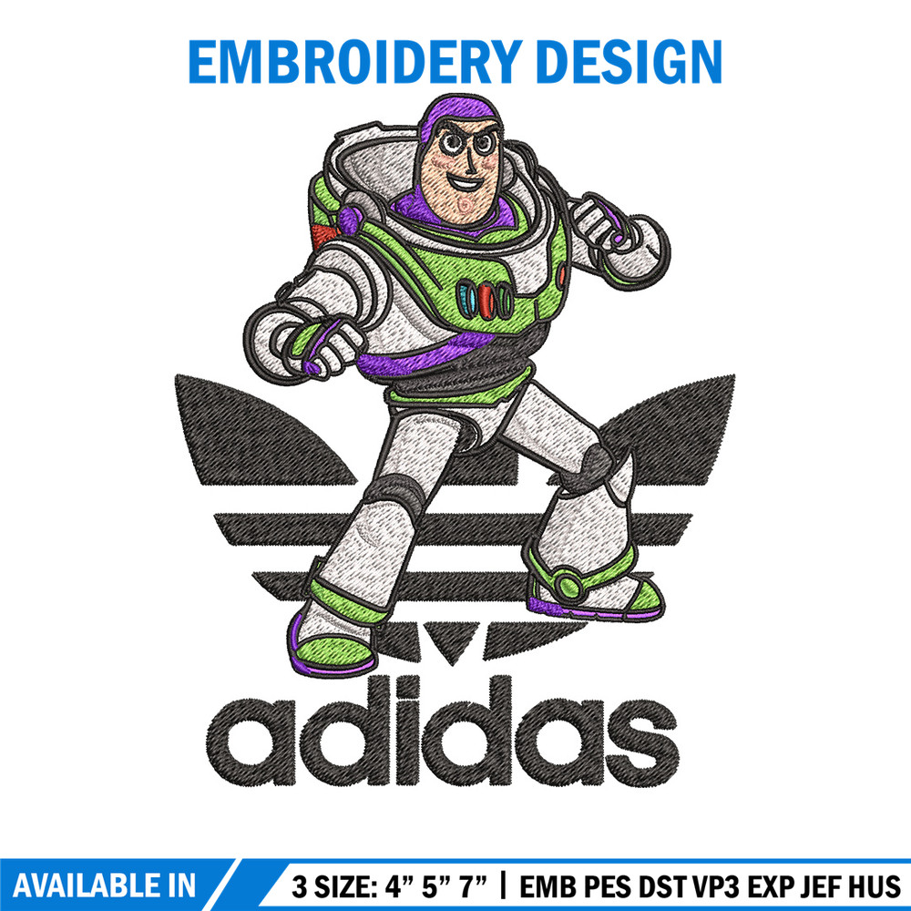 Buzz adidas Embroidery Design, Adidas Embroidery, Brand Embroidery, Embroidery File, Logo shirt, Digital download.jpg